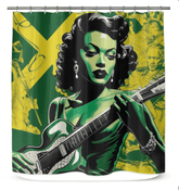 A Guitar Is A Human Voice Shower Curtain - Beyond T-shirts